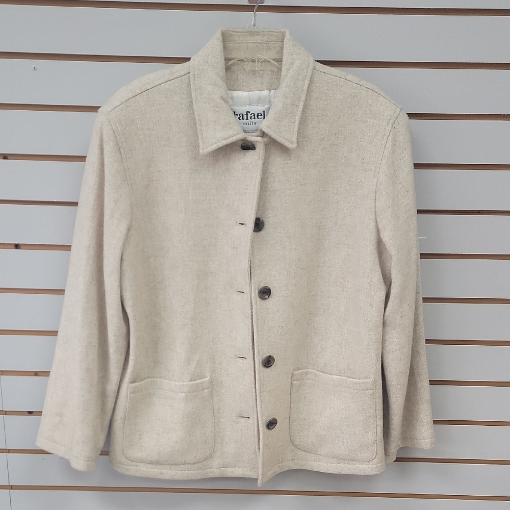 RAFAEL Cream Button-Up Jacket - image 1